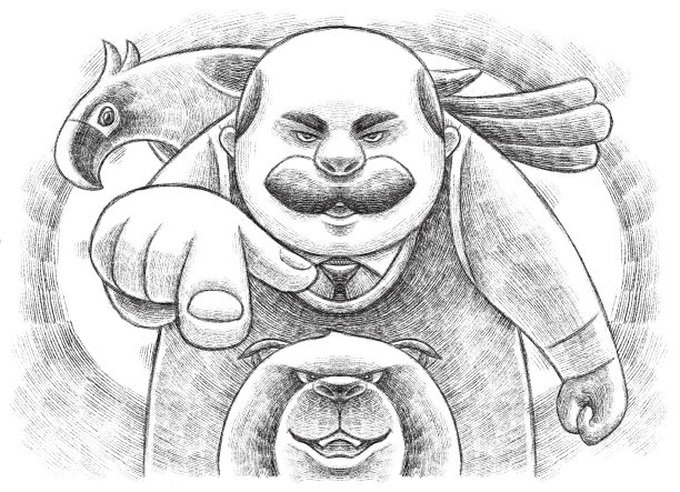 男人手指素描图片下载