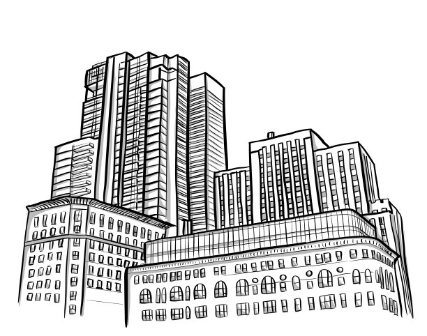 市区天空刮刀图片下载