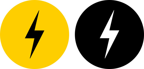 闪电图标图片下载
