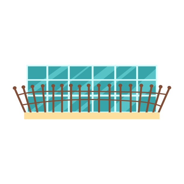 窗户和阳台。内部元素。打扫房子的门面。窗框。矢量插图孤立在白色背景。卡通风格。图片下载