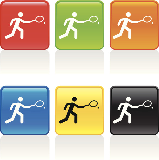 网球运动员的图标图片下载