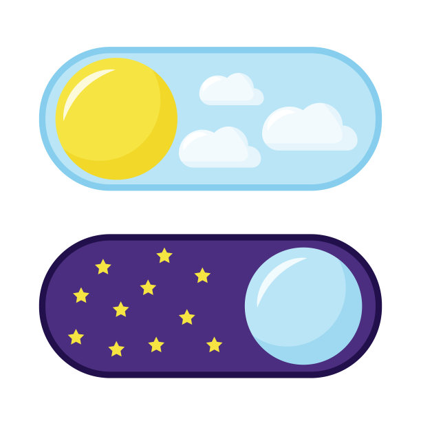 开、关拨动开关按钮亮、暗图片下载