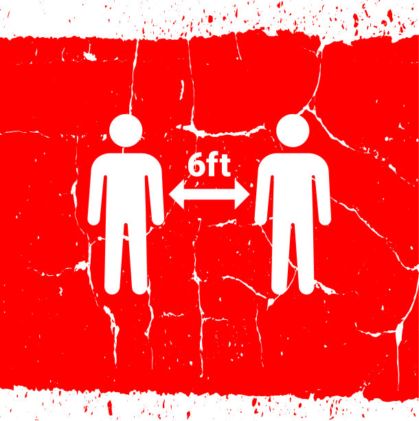 社交距离两人图标图片下载