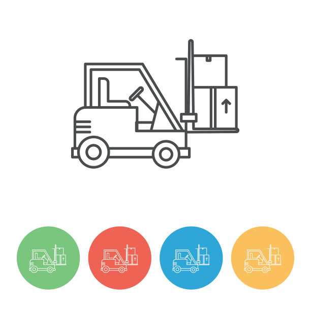 叉车运输图标图片下载