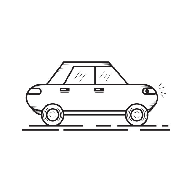 白色背景的汽车图片下载