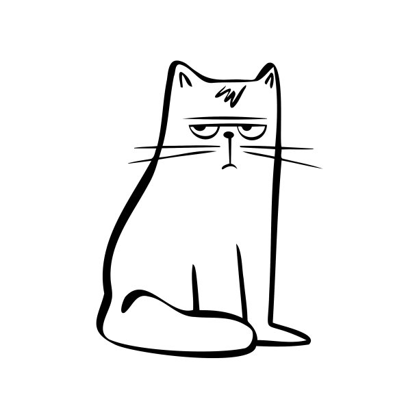 可爱的卡通猫图片下载