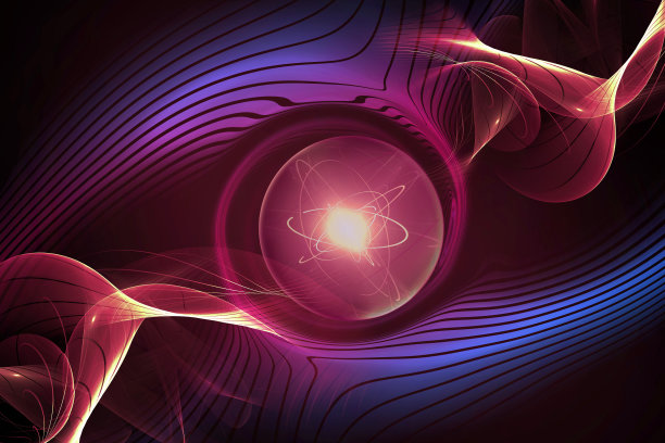 原子，抽象的科学背景图片下载