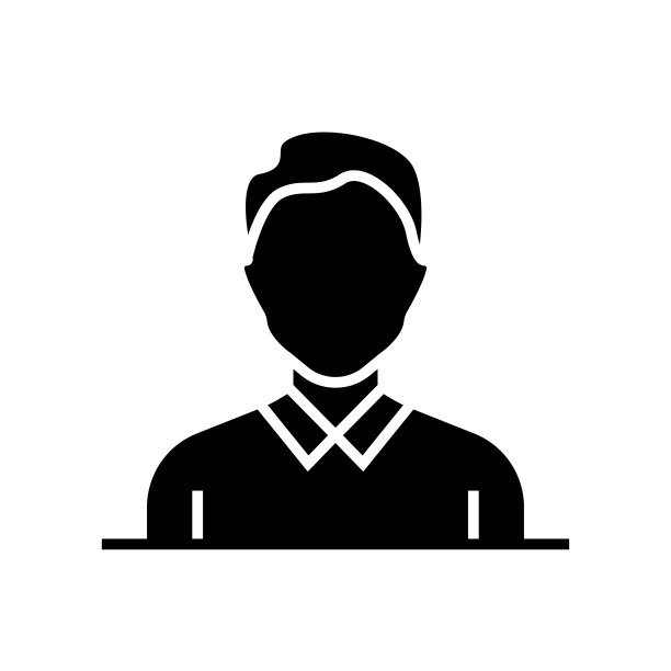 商人头像图标固体风格。矢量图标设计元素的网页，移动应用程序，UI, UX设计图片下载