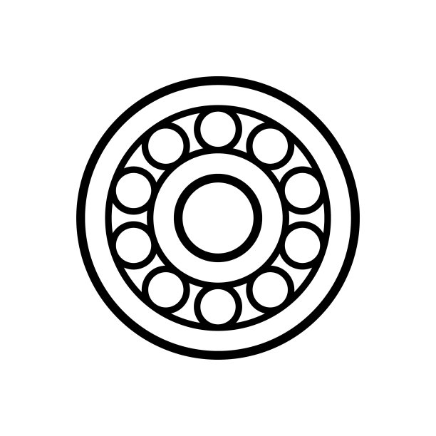 轴承图标矢量设计模板简单而现代图片下载
