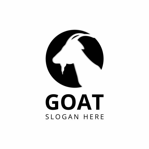 山羊头标志模板矢量图标插图设计图片下载