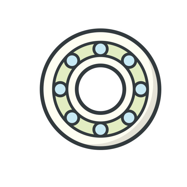 轴承图标矢量设计模板简单而现代图片下载