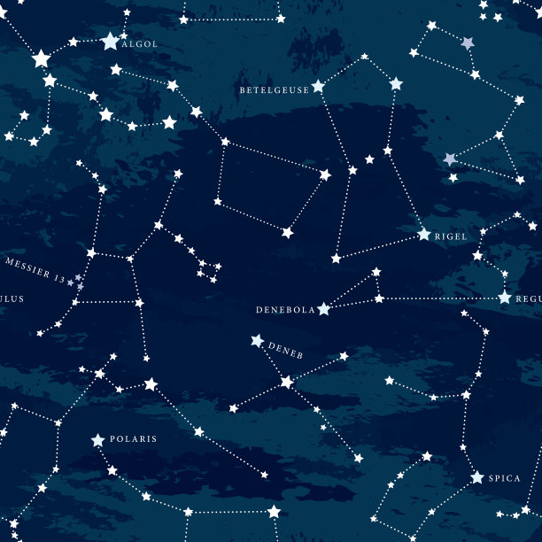 无缝天文星座夜空图图片下载
