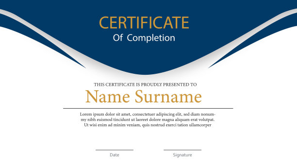 证书的背景图片下载