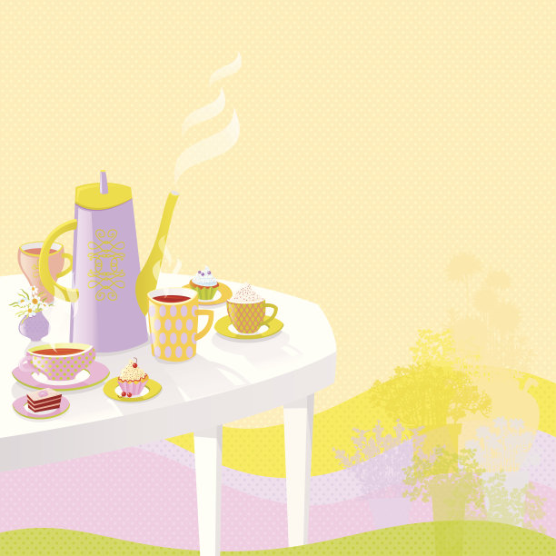 夏天的下午茶图片下载