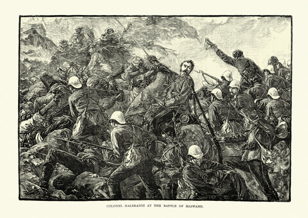 加尔布雷思上校在梅万德战役，第二次英阿战争图片下载