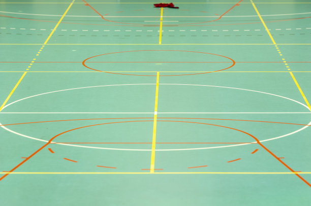 体育馆地板上的标记图片下载