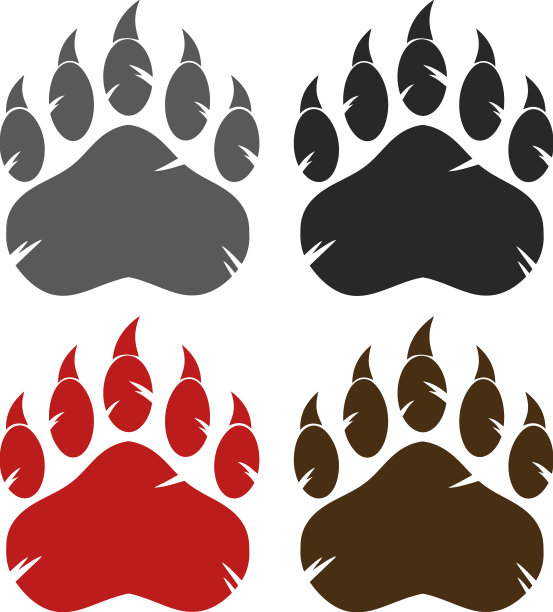 熊掌标志设计概念集2集图片下载