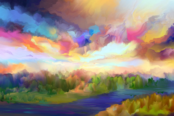 夏日童话景观图片下载