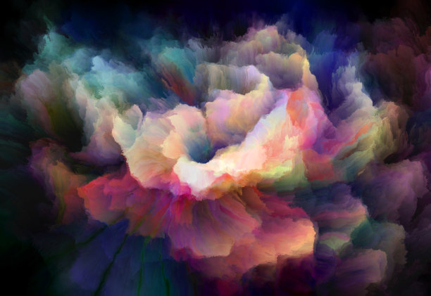 花卉画背景图片下载