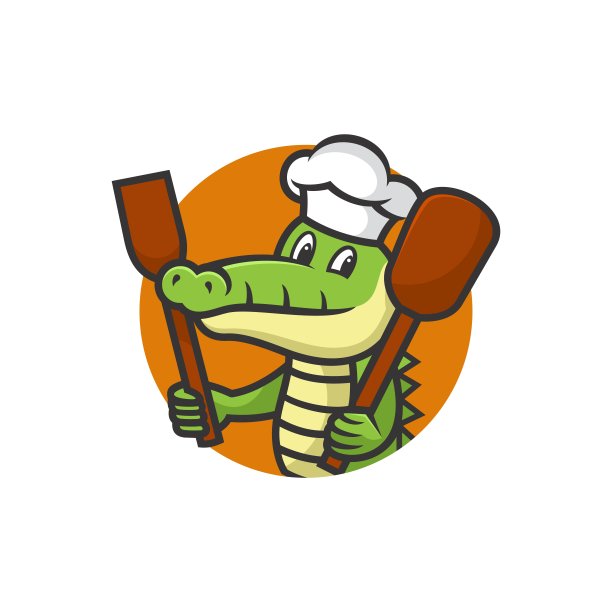 矢量插图鳄鱼吉祥物卡通风格。图片下载