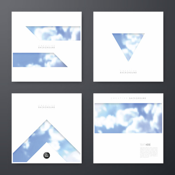 宣传册模板布局，封面设计，商业年度报告，传单，杂志图片下载