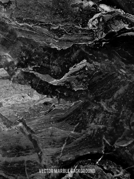 黑色大理石纹理矢量背景，用于为您的设计产品(如贺卡背景、建筑和装饰图案)创建表面效果。时尚模板为您的设计灵感。图片下载