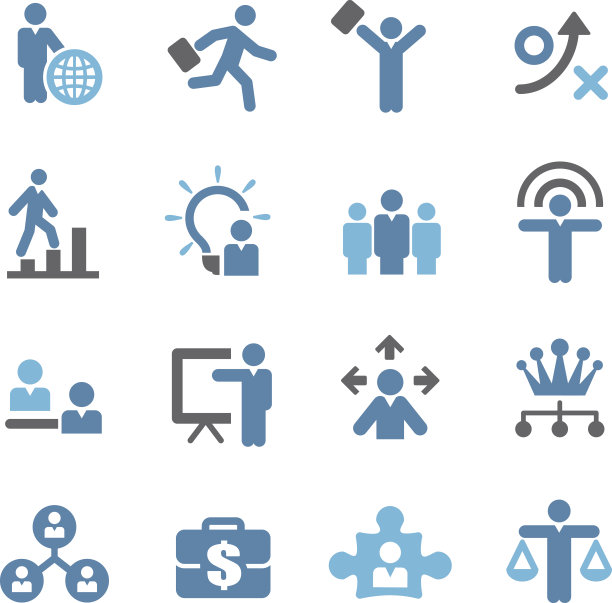 人力资源，业务和战略图标- Conc系列图片下载