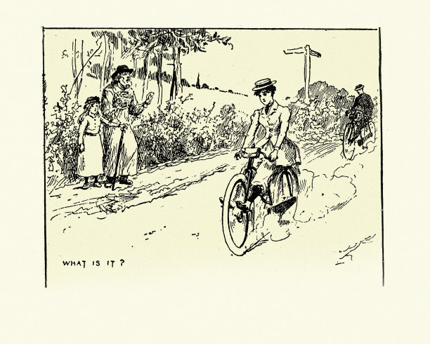 维多利亚，一名女自行车手在山上自由滑行图片下载