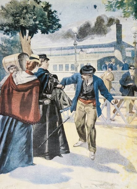 路易吉·卢切尼在日内瓦刺杀了奥地利女皇伊丽莎白图片下载