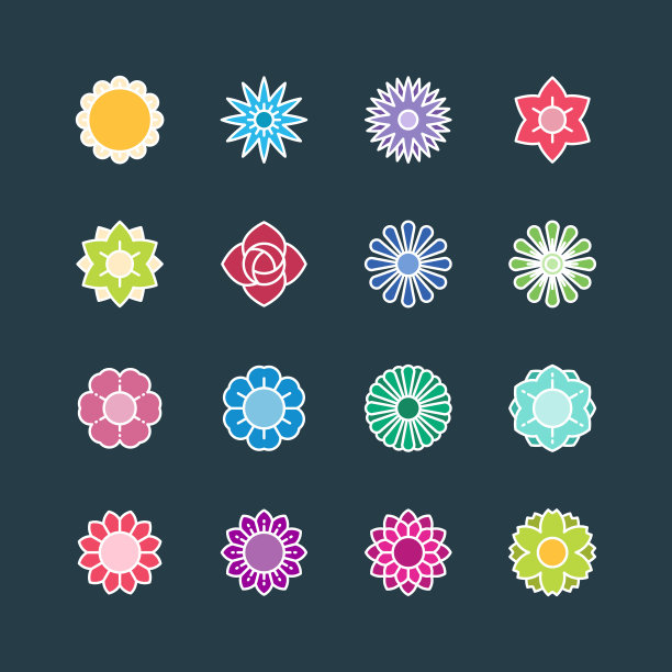 花卉图标图片下载