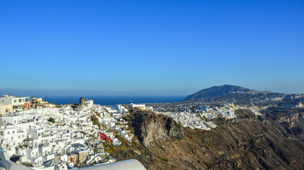 美丽的圣托里尼岛风景图片下载