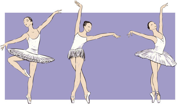 跳舞的芭蕾舞演员图片下载