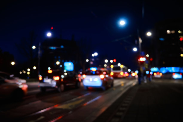 晚间交通堵塞图片下载