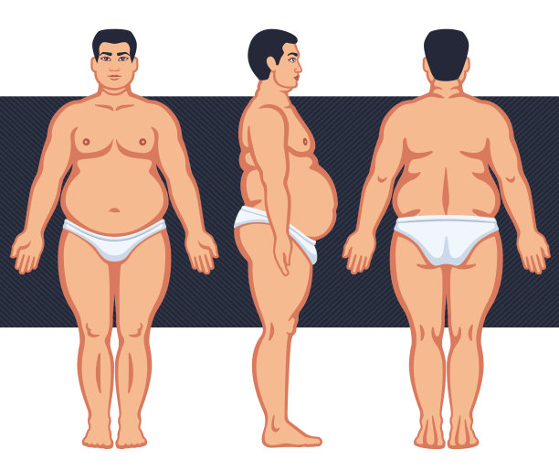 穿着内衣的胖男人图片下载