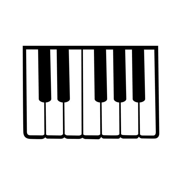 钢琴琴键涂鸦图片下载