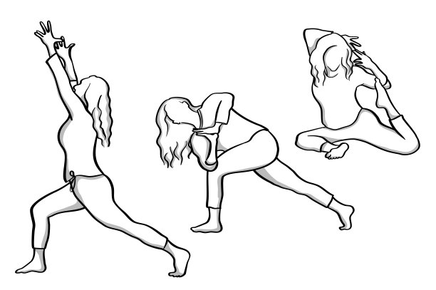 瑜伽的灵活性和灵活性图片下载