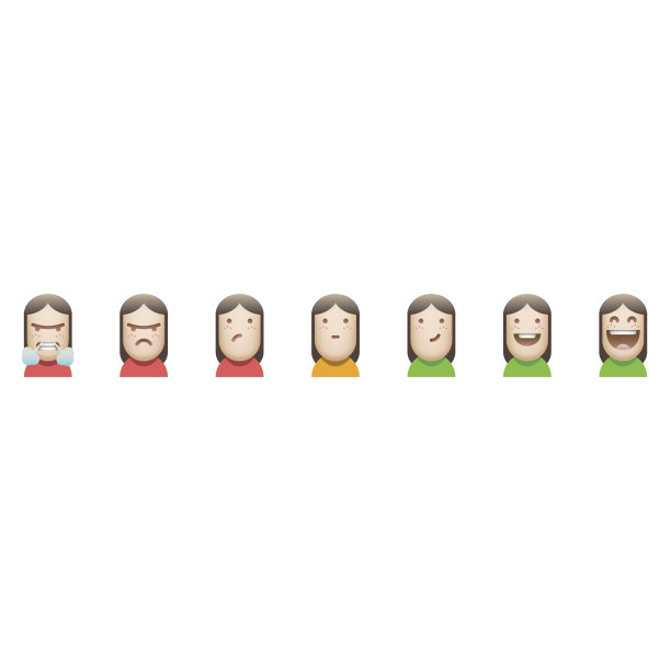 客户满意度头像图标集图片下载