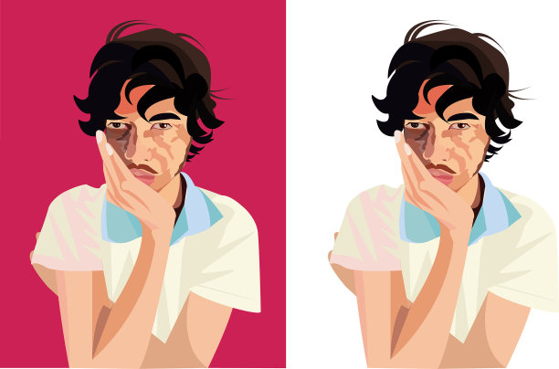 学生正在思考他的未来图片下载