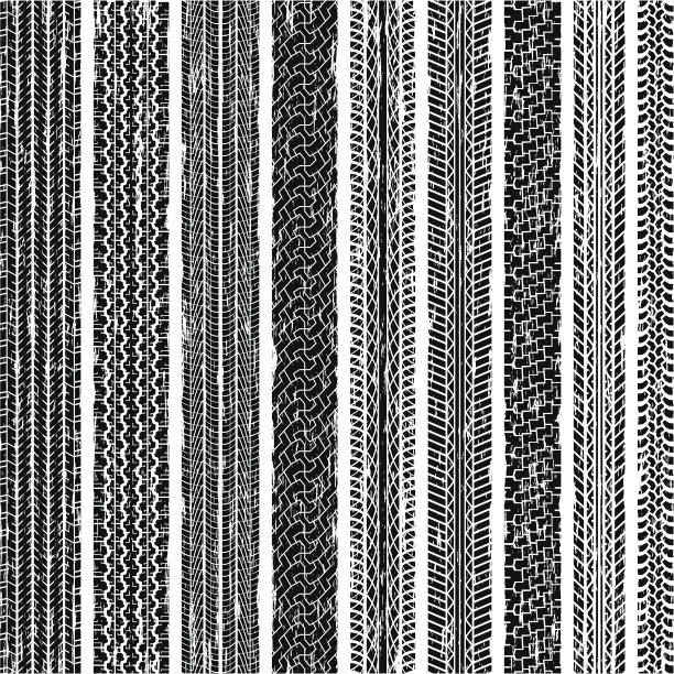 粗糙的轮胎痕迹(无缝轮胎)图片下载