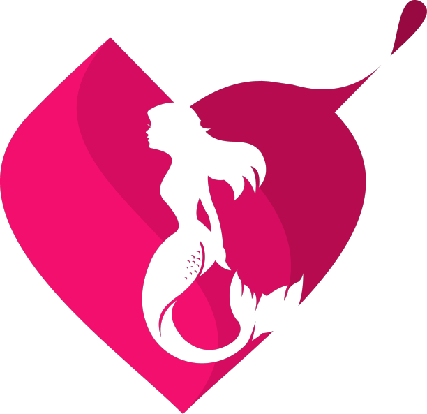 美人鱼商标模板图片下载