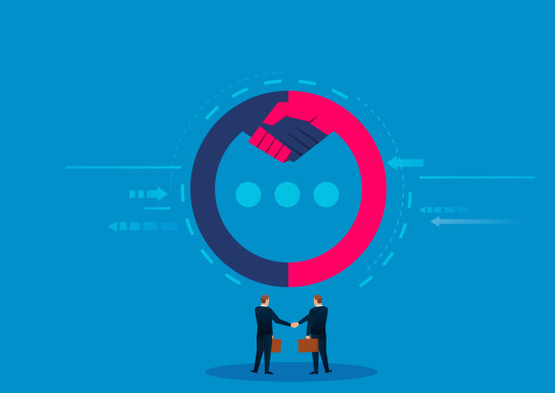 洽谈握手，商务协议，商务合作图片下载