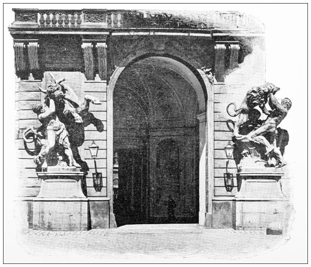 维也纳古玩旅行照片:故宫内门图片下载