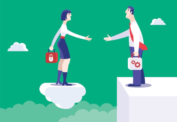 商人见面的女人图片下载