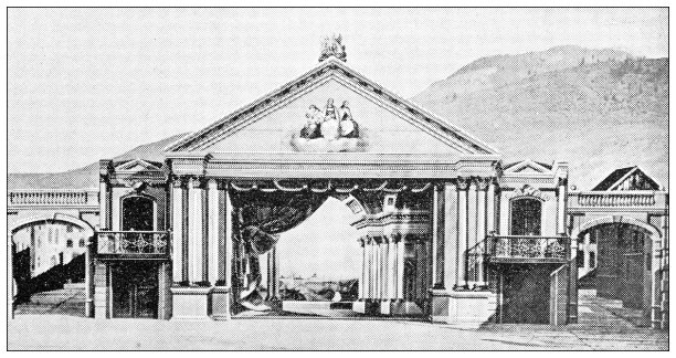 德国奥伯拉默高基督受难戏剧:舞台图片下载
