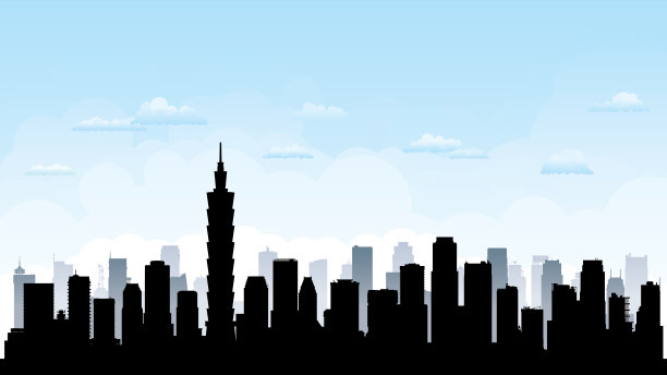 台北天际线（所有建筑完整且可移动）图片下载