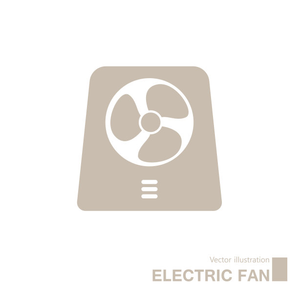 电风扇矢量图。图片下载