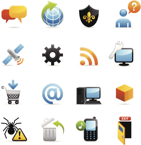 彩色图标-互联网图片下载