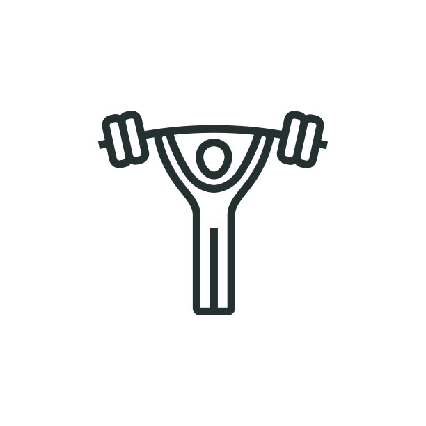 重量训练线图标图片下载