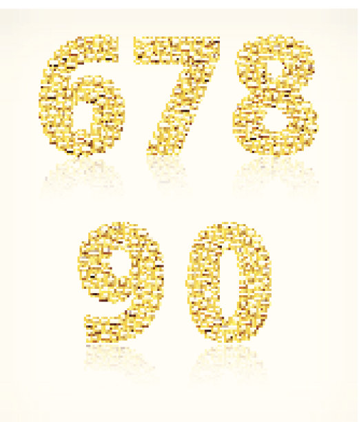 数字6-0在金币按钮图片下载