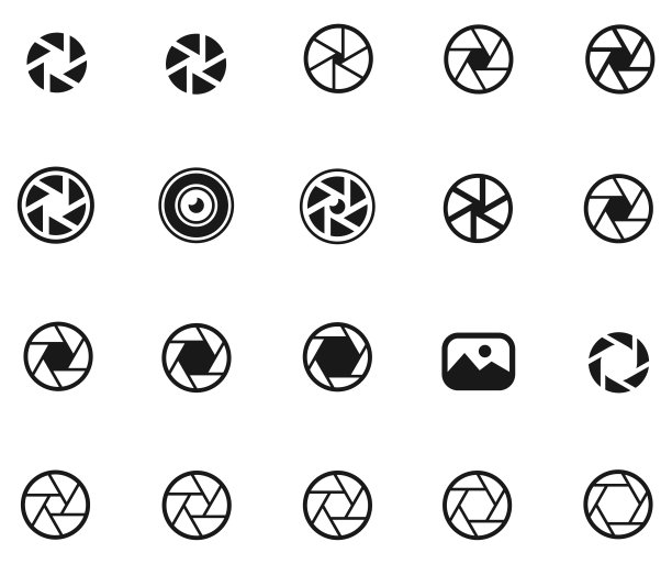 相机快门图标设置图片下载